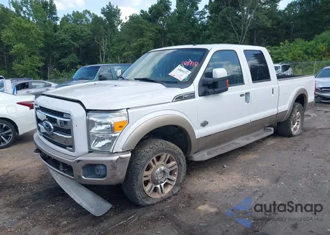 2011 Ford F-250 Lariat from USA, damaged, VIN 1FT7W2BT6BEC10396